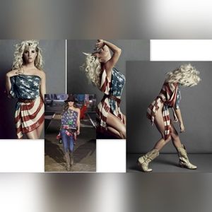 Dsquared2 american flag top/dress